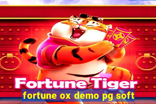 fortune ox demo pg soft